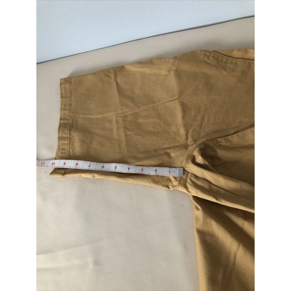 Amazon‎ Essentials Womens Mustard Shorts Size 8 waist 32 Inseam 10